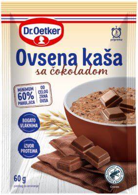 Proteinska ovsena kaša čokolada banana