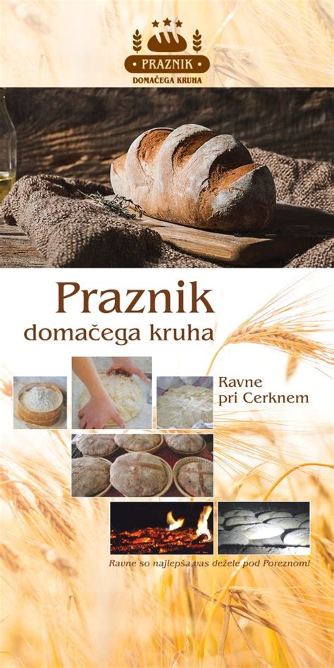 Različne oblike domačega kruha