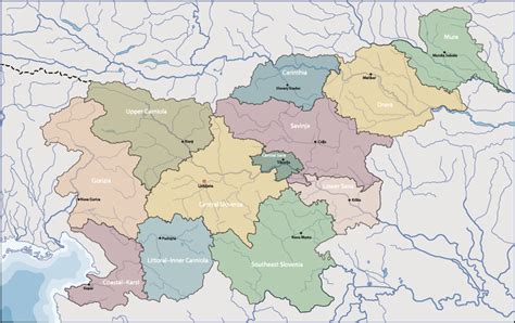 zemljevid slovenske Istre in tradicionalnih jedi