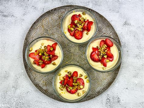 puding z marmelado in mascarponejem