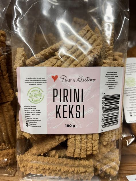 Pirini keksi z odtisom žiga