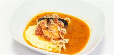 jadranski ribji brodet polenta