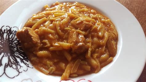 goveja boranja s stročjim fižolom