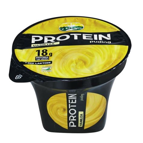 proteinski puding sadje in oreščki