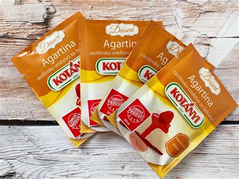 Rastlinski nadomestki želatine agar pektin