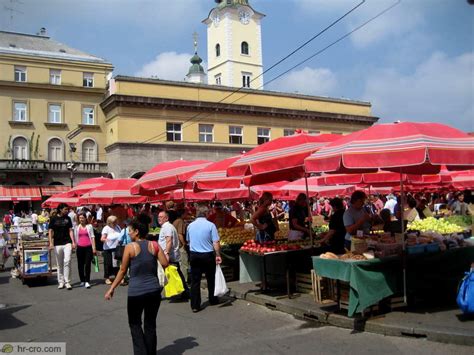 hrvaška tržnica s svežo zelenjavo