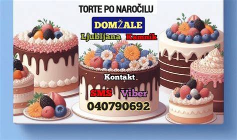 Rezina Torte Ljubljana s slovenskimi sestavinami