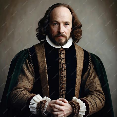 William Shakespeare portret in gledališče