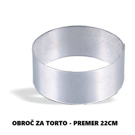 Kovinski obroč za torto iz nerjavečega jekla